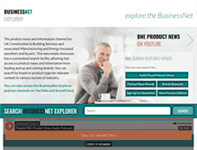 Tablet Screenshot of businessnetexplorer.com